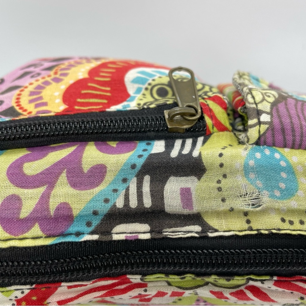 Cotton Crossbody | Funky Floral - Picture 3 of 4